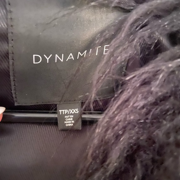 Shaggy black faux fur coat - Picture 6 of 6